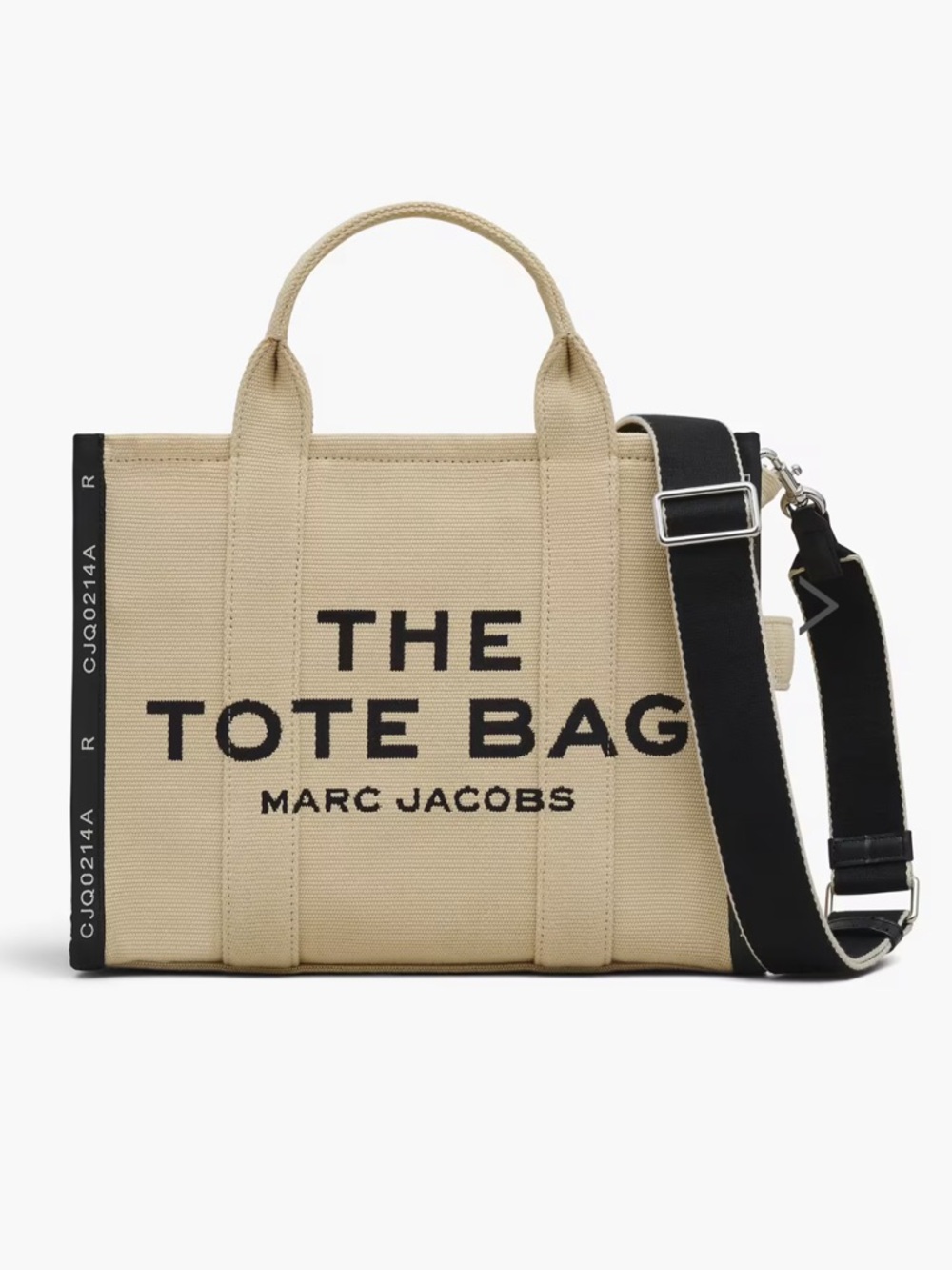 The Tote Bag Jacquard Medium Tote - Warm Sand - Picture 2 of 11